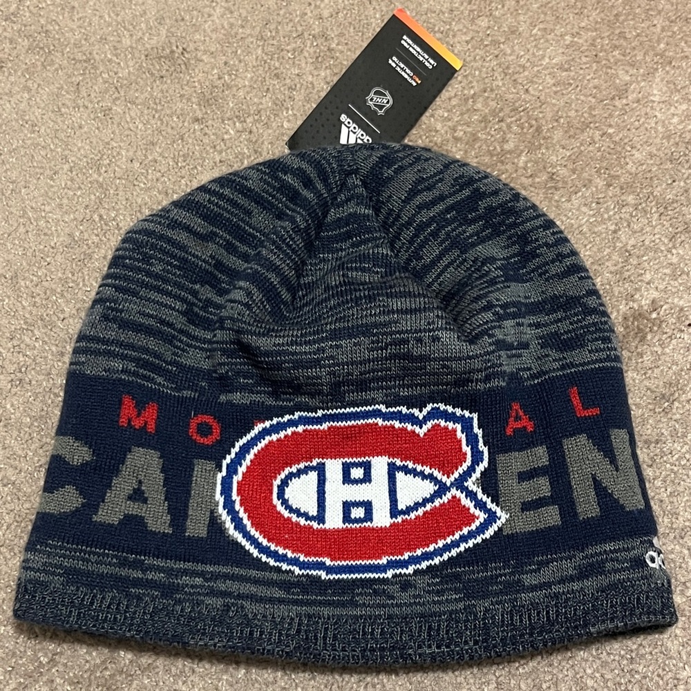 HOSTPICK 💙 Montréal Canadiens Knitted Toque NHL Adidas